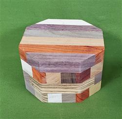 Bowl #476 - Eclectic Segmented Bowl Blank ~ 6"  x 3" ~ $34.99